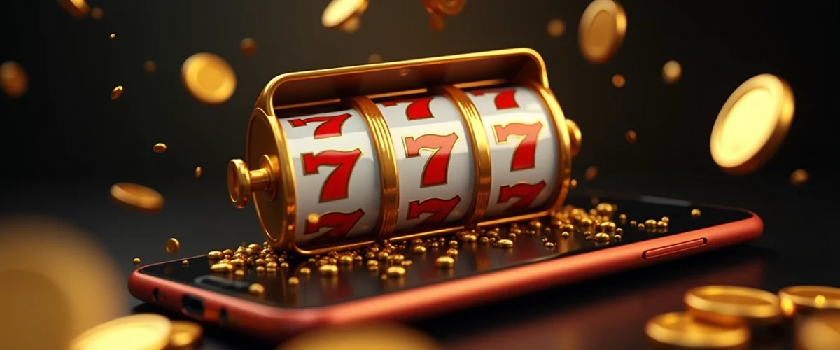 Prima Casino gokkast op een smartphone met gouden munten