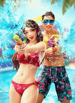 Songkran Splash gokkast met waterfeest thema