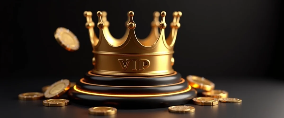 Gouden VIP kroon van het Prima Casino loyaliteitsprogramma